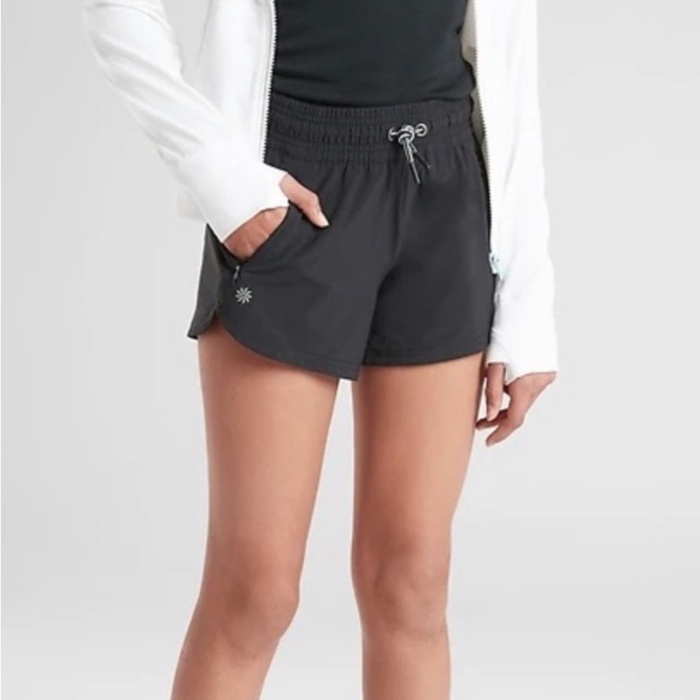 NWOT Athleta Girl Black Athletic Shorts